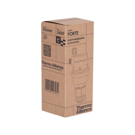 Воздухоотводчик автоматический Thermo Alliance Forte (SF243W15)