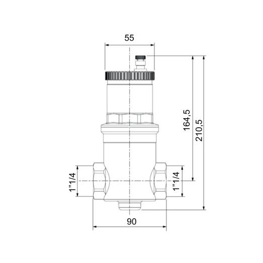 Воздухоотводчик Icma автоматический (дегазатор) 1 1/4" №740 (82740AG05)