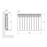 Радиатор биметаллический Thermo Alliance Bi-Ferrum 200/96 0,81 кг (F20096B)