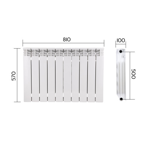 Радиатор биметаллический Thermo Alliance Bi-Vulcan PLUS 500/100 1,8 кг (V500100BPLUS)