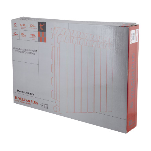 Радиатор биметаллический Thermo Alliance Bi-Vulcan PLUS 500/100 1,8 кг (V500100BPLUS)
