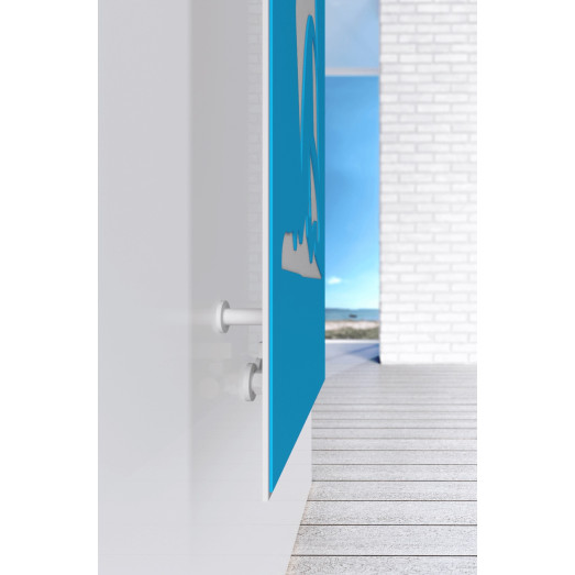 Радіатор дизайнерський Teffon Argo 1790х495 Небесний голубий (8мм)