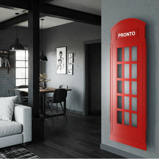 Радіатор дизайнерський Teffon RedCall RAL 3001/RAL9016