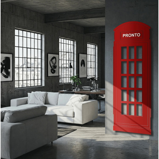 Радіатор дизайнерський Teffon RedCall RAL 3001/RAL9016