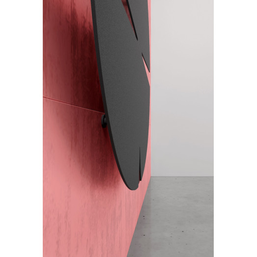 Радіатор дизайнерський Teffon Universe 1000х1000 Металік сірий (8мм)