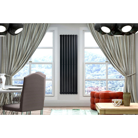 Радіатор трубчастий ARTTIDESIGN Livorno 7/1800/476/50 вертикальний чорний матовий (LV.7.180.47.5.B)
