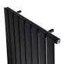 Радіатор трубчастий ARTTIDESIGN Livorno 8/1400/544 вертикальний чорний матовий (LV.8.140.54.B)