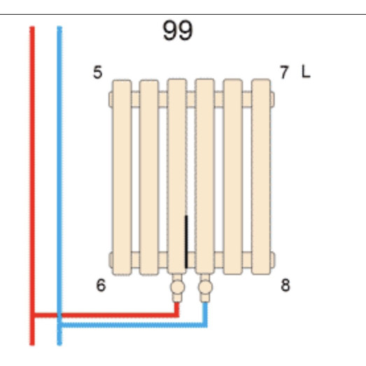 Радіатор трубчастий ARTTIDESIGN Livorno II 4/1600/272/50 вертикальний чорний (LV II.4.160.27.5.B)