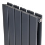 Радіатор трубчастий ARTTIDESIGN Livorno II 5/1800/340 вертикальний сірий (LV II.5.180.34.G)