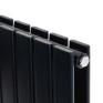 Радіатор трубчастий ARTTIDESIGN Livorno II 7/1200/476/50 вертикальний чорний (LV II.7.120.47.5.B)