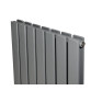 Радіатор трубчастий ARTTIDESIGN Livorno II 8/800/544 вертикальний сірий (LV II.8.800.80.G)