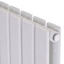 Радіатор трубчастий ARTTIDESIGN Livorno II 9/1200/612/50 вертикальний білий (LV II.9.120.61.5.W)