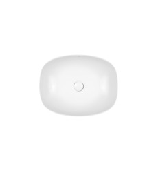 Раковина-чаша Qtap Cardinal 500х380х140 White з донним клапаном QT04117050TW