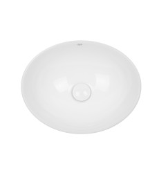 Раковина-чаша Qtap Dove 410x335x145 White с донным клапаном QT06113078W