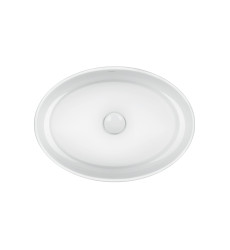 Раковина-чаша Qtap Kolibri 500x360x140 White с донным клапаном QT10113054W