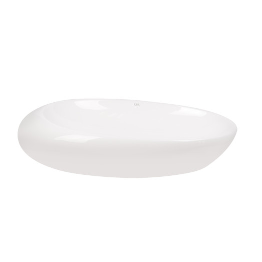 Раковина-чаша Qtap Leo 690x435x180 White с донным клапаном QT11111094W