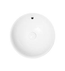 Раковина-чаша Qtap Robin 383х383х175 White с донным клапаном QT1311L408W