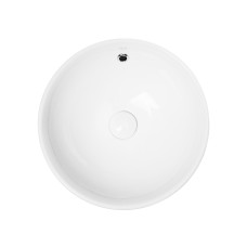 Раковина-чаша Qtap Robin 410х410х180 White с донным клапаном QT1311A004W