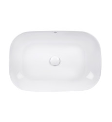 Раковина-чаша Qtap Robin 610x400x145 White з донним клапаном QT13112143PW