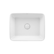 Раковина-чаша Qtap Tern 475х370х140 White с донным клапаном QT17112074W