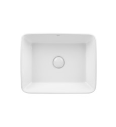 Раковина-чаша Qtap Tern 475х370х140 White з донним клапаном QT17112074W