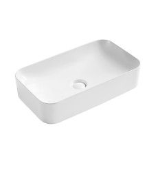 Раковина-чаша Qtap Tern 605x350x140 White с донным клапаном QT17112270W