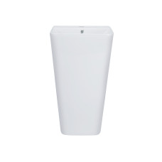 Раковина для підлоги моноблок Qtap Tern 440х380х830mm White з донним клапаном QT1711G302W