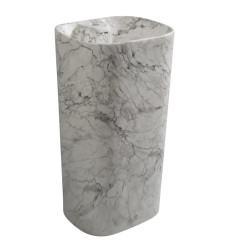 Раковина моноблок MIXXUS PREMIUM DIVERSE-1101 MARBLE 460х380х840mm (MP6575)