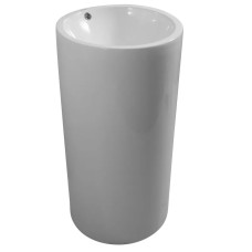 Раковина моноблок MIXXUS PREMIUM ELLIPSE-1101 460х460х855mm с переливом (MP6573)