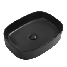 Раковина накладная Mixxus Premium BEVEL-0103 BLACK 510х370х120mm (MP6520)
