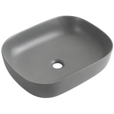Раковина накладная Mixxus Premium DIVERSE-0115 GRAY 490x395x135mm (MP6650)