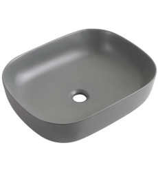Раковина накладная Mixxus Premium DIVERSE-0115 GRAY 490x395x135mm (MP6650)