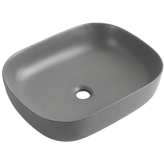 Раковина накладная Mixxus Premium DIVERSE-0115 GRAY 490x395x135mm (MP6650)