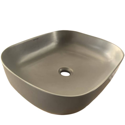 Раковина накладная Mixxus Premium DIVERSE-0115 GRAY 490x395x135mm (MP6650)