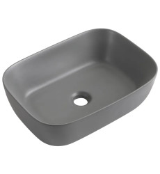 Раковина накладная Mixxus Premium DIVERSE-0116 GRAY 455x330x135mm (MP6651)
