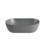 Раковина накладная Mixxus Premium ELLIPSE-0109 GRAY 500x300x140mm (MP6653)