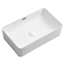 Раковина накладная Mixxus Premium QUADRO-0209 600х370х140mm с переливом (MP6522)