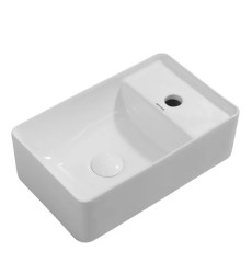 Раковина подвесная Mixxus Premium QUADRO-1201-L 430х265х135mm (MP6505)