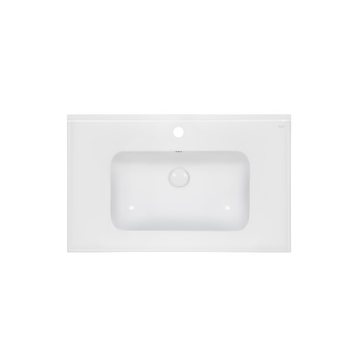 Раковина Qtap Albatross E49 800х490х200 White з донним клапаном QT01119080E49W