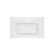 Раковина Qtap Albatross E49 800х490х200 White с донным клапаном QT01119080E49W