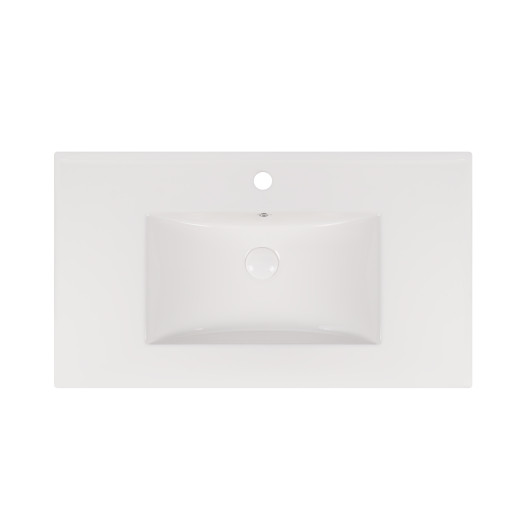 Раковина Qtap Albatross New 810x470x180 White з донним клапаном QT0111750680W