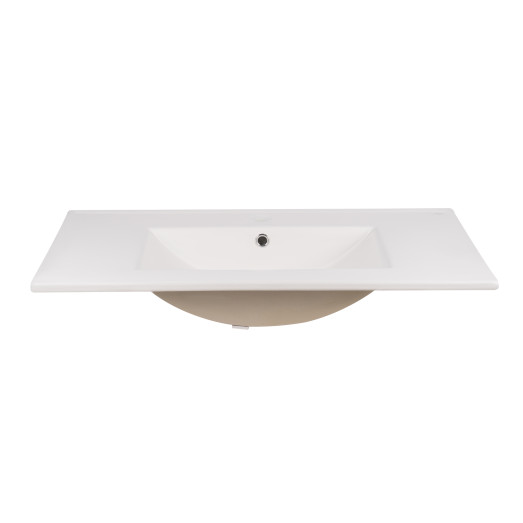 Раковина Qtap Albatross New 810x470x180 White с донным клапаном QT0111750680W
