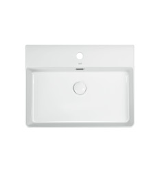 Раковина Qtap Nando LT 600х440х130 White з донним клапаном QT12112173W