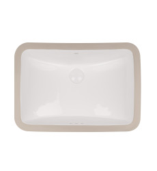 Раковина Qtap Stork 530x370x200 White с донным клапаном QT15116032W