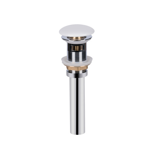 Раковина Qtap Stork 560x395x195 White с донным клапаном QT15116030W