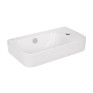 Раковина Qtap Tern 450х260х155 White с донным клапаном QT17115117RW