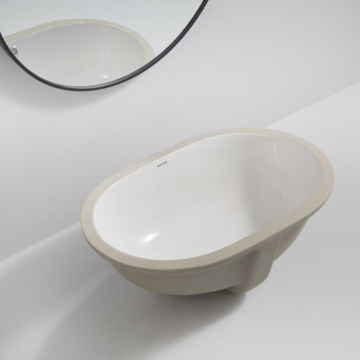 Раковина врезная под столешницу MIXXUS PREMIUM ELLIPSE-1701 570х385х205mm (MP6566)