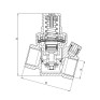 Редуктор тиску Koer KR.1253 3/4" (KR2666)