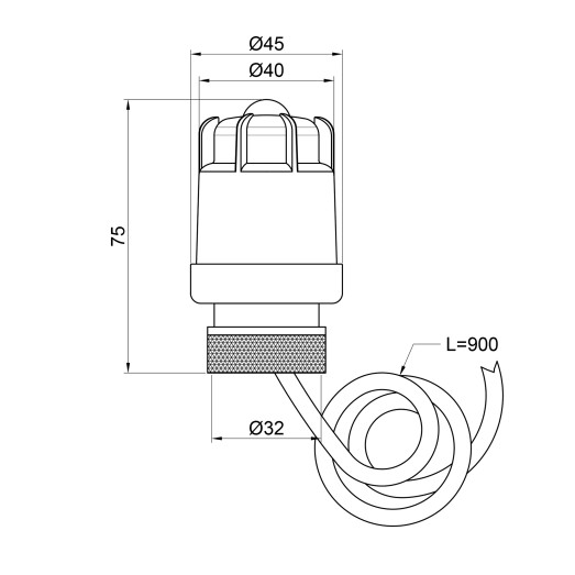 Сервопривод Thermo Alliance Standart M30x1,5 (SD347)