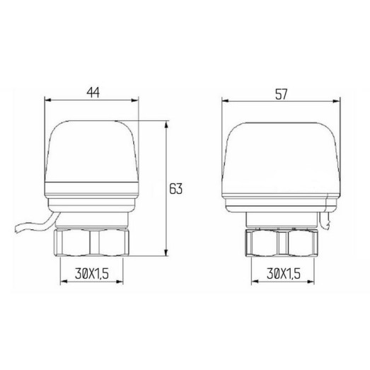 Сервопривод Icma 220V тип открытый №983 (NA) (82983NA53)
